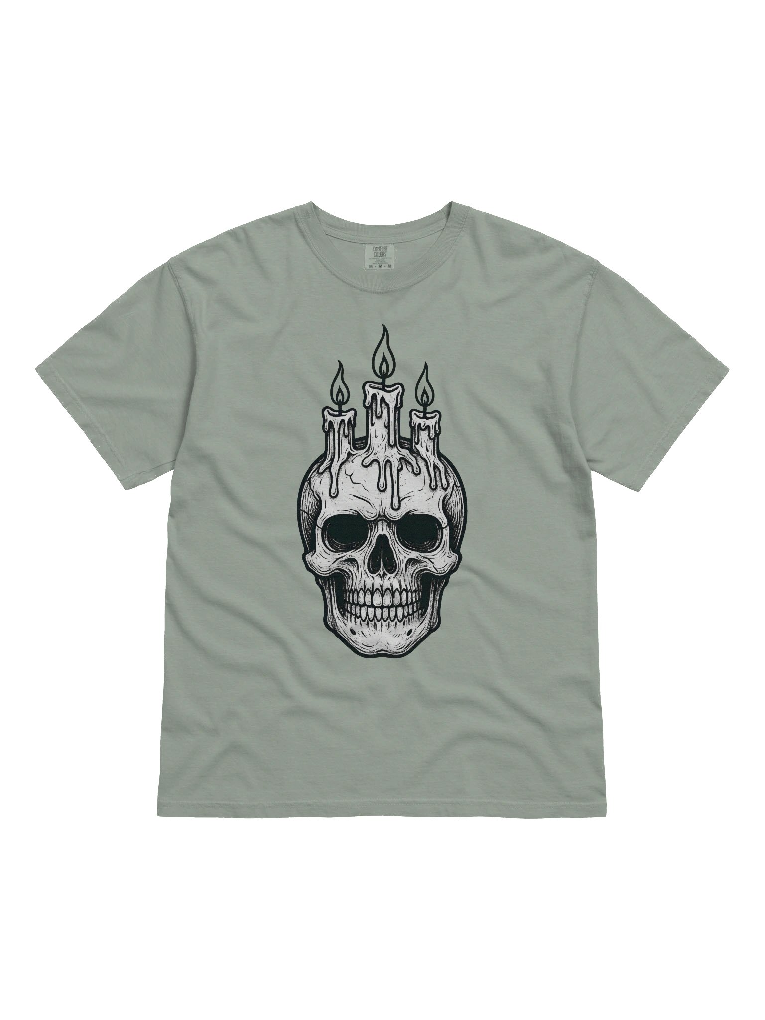 Candlelit Skull Tee – Shadows Eternal product image (1)