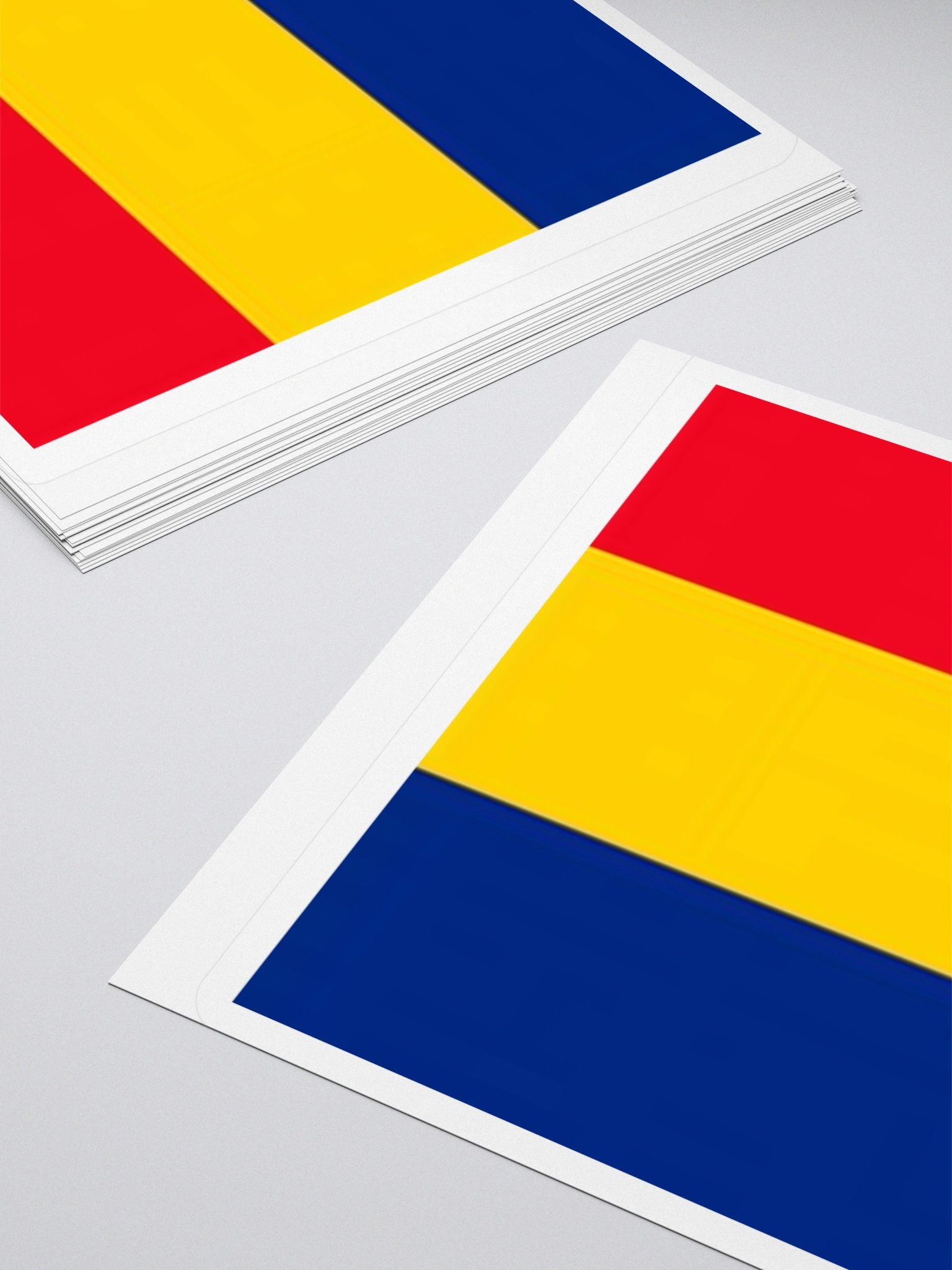 Romanian Flag Sticker - Durable Vinyl for Indoor Use - Multiple Sizes Available product image (10)