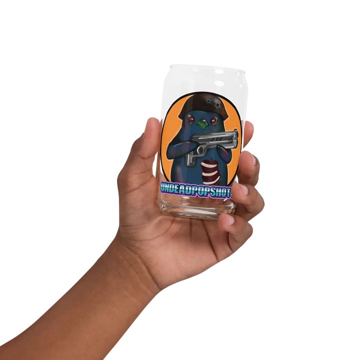 UndeadPopShots Penguin Can-Shaped Glass Logo Color Orange product image (2)