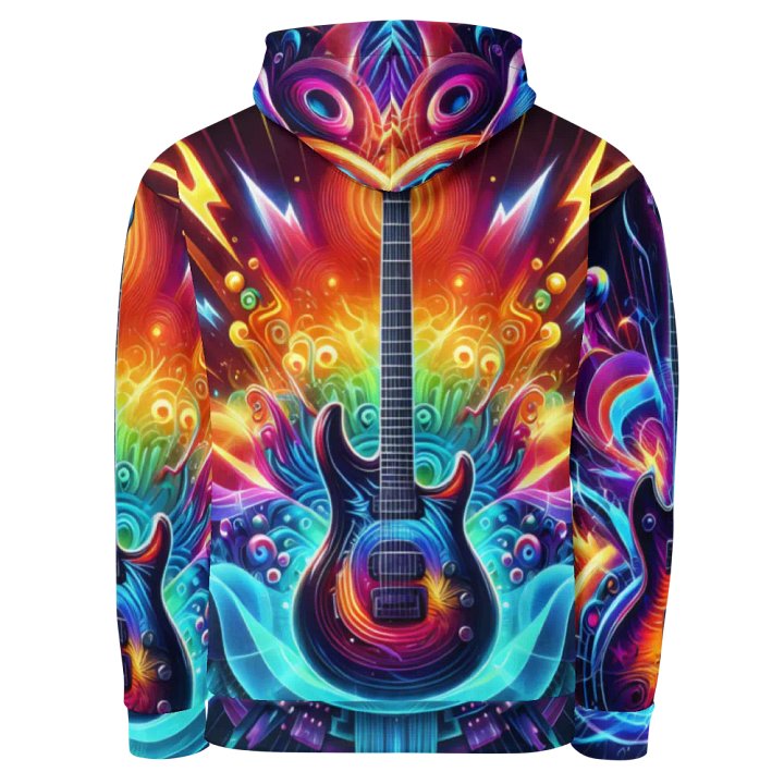 Guitar Musical Instrument - All-Over Unisex Hoodie #11 product image (2)