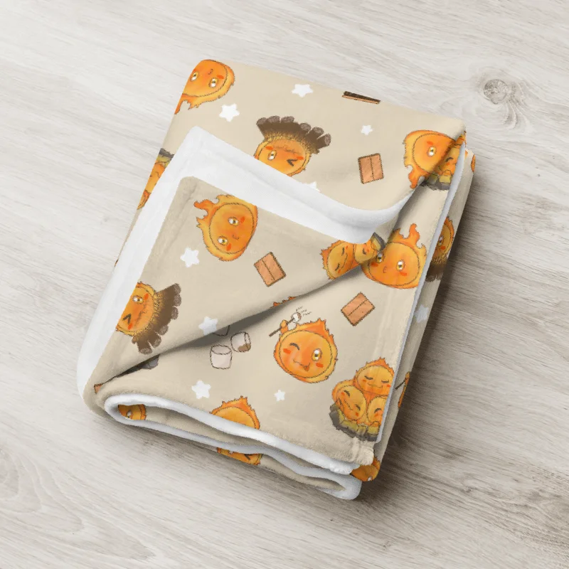 Fire Slime Throw Blanket product image (3)