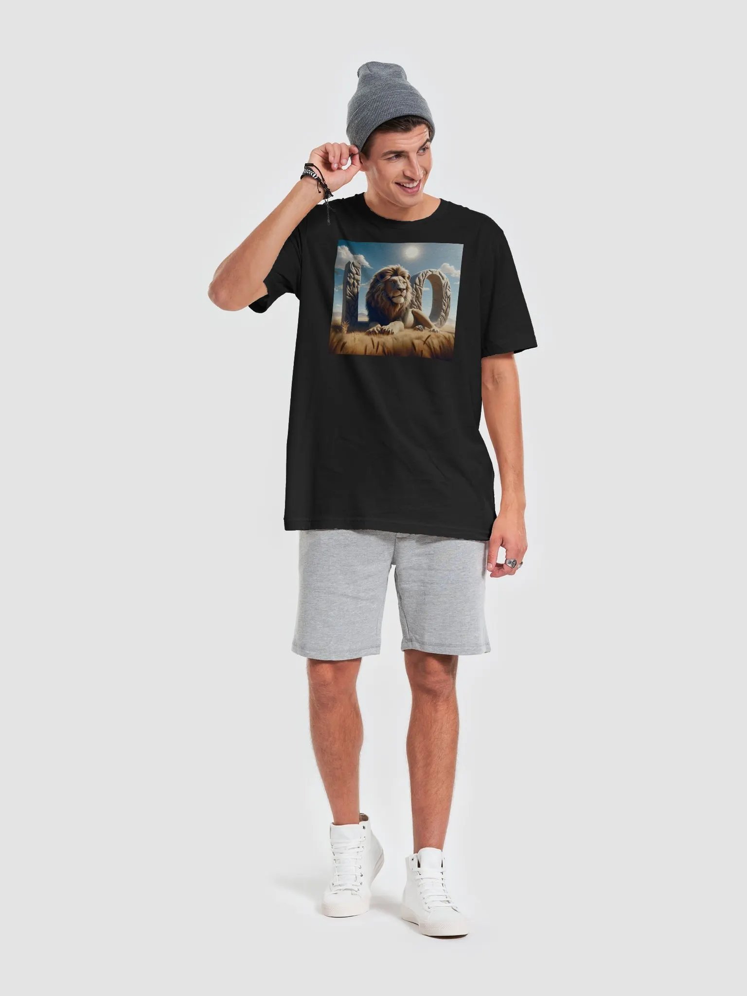 Unisex Leo Zodiac T-Shirt - Majestic Lion Design, Astrology Gift product image (2)
