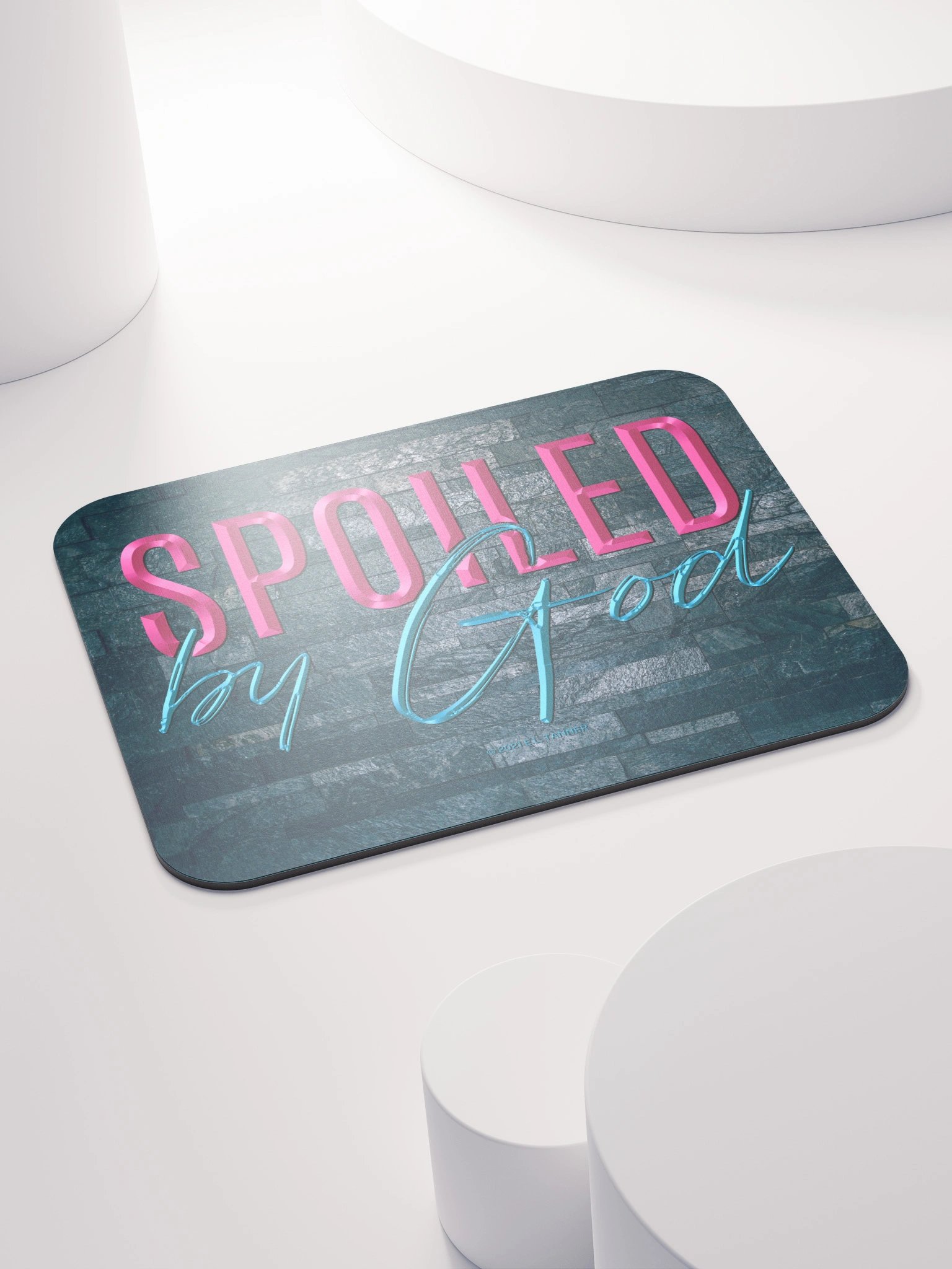 Spoiled By God, Blk Mouse Pad BV product image (4)