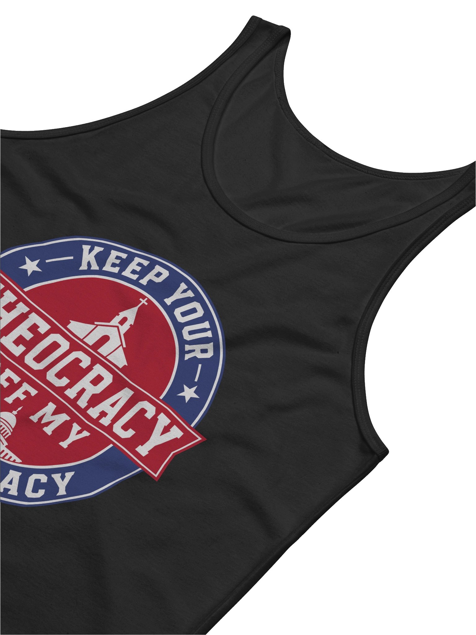 Keep Your Theocracy Off My Democracy - Men’s Tank Top product image (3)