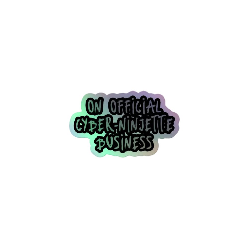 Official Cyber-Ninjette Business (Holo) product image (1)