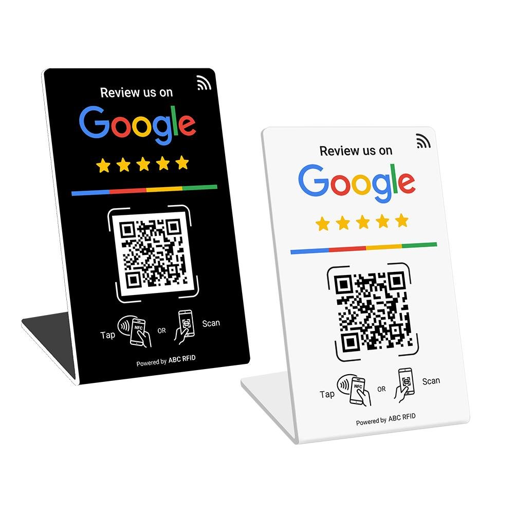 Google Review Stand (NFC Tap + QR Code) Small product image (1)
