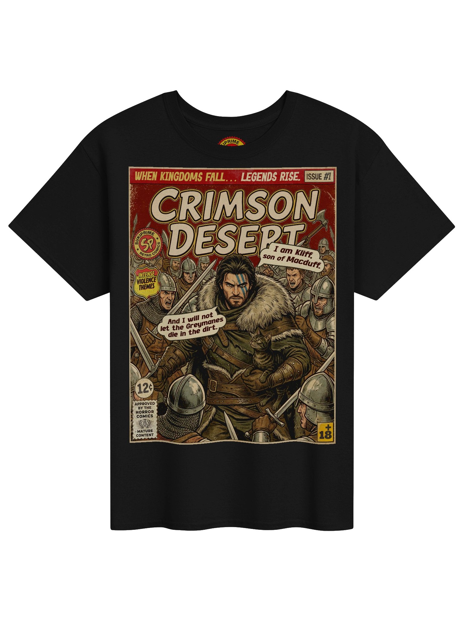 Crimson Desert Comic Art T-Shirt product image (1)