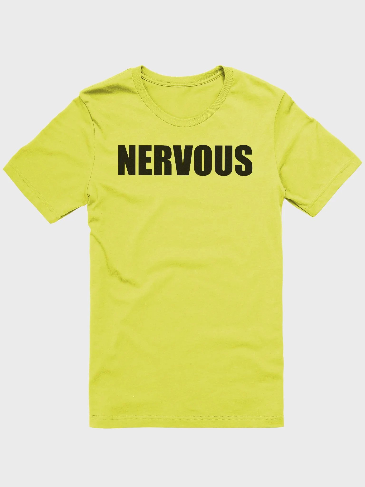 NERVOUS supersoft unisex t-shirt product image (2)