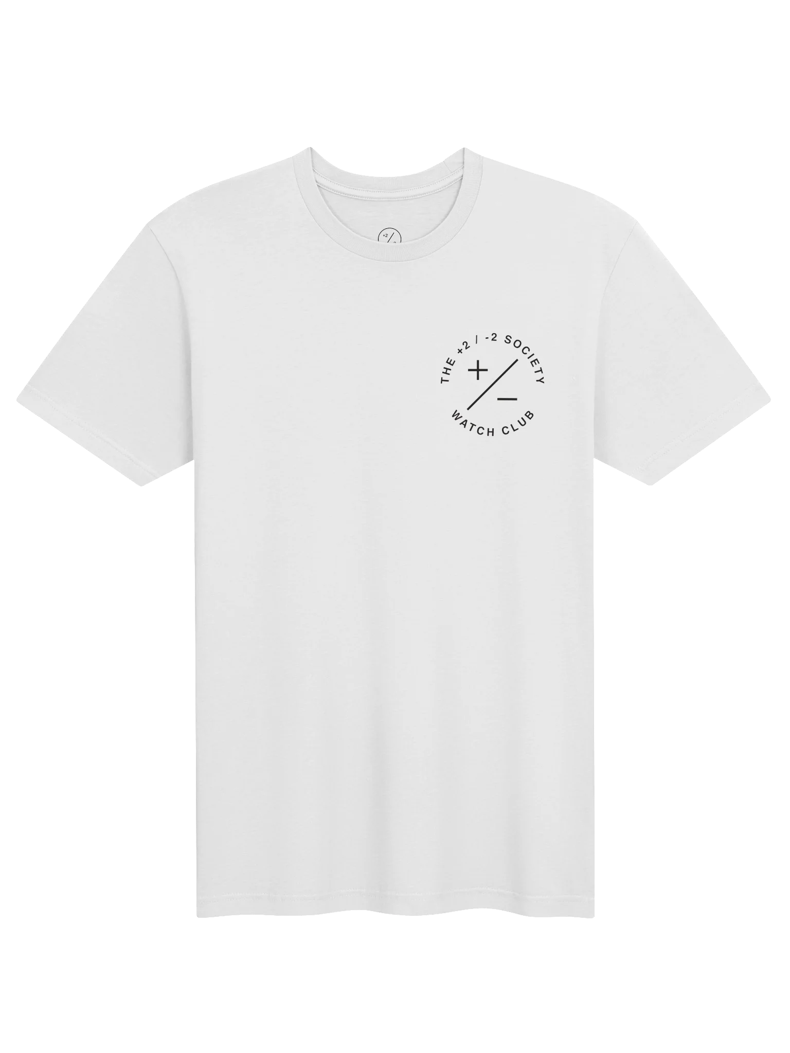The +2 / -2 Society Club Tee - White product image (1)