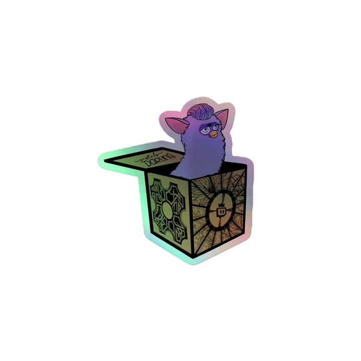 Box Furby Holographic Sticker product image (1)