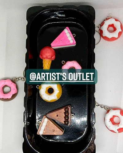 Handmade keychains will be available soon. 🍰🍦 The painting and sealing processes are currently underway.  We would love to he...