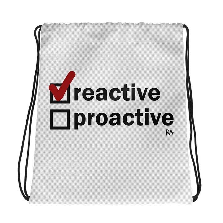 Reactive - Drawstring Bag product image (1)