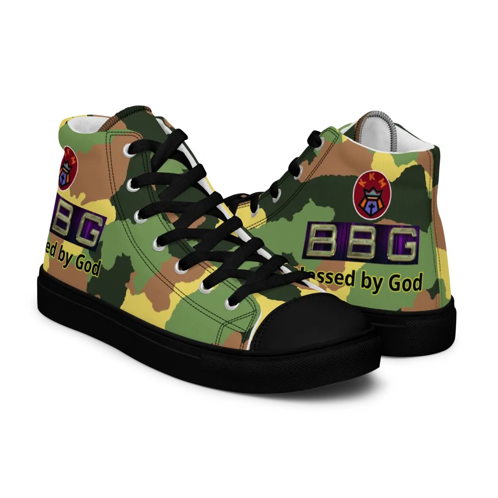 Camouflage BBG High Tops - Black Soles product image (11)