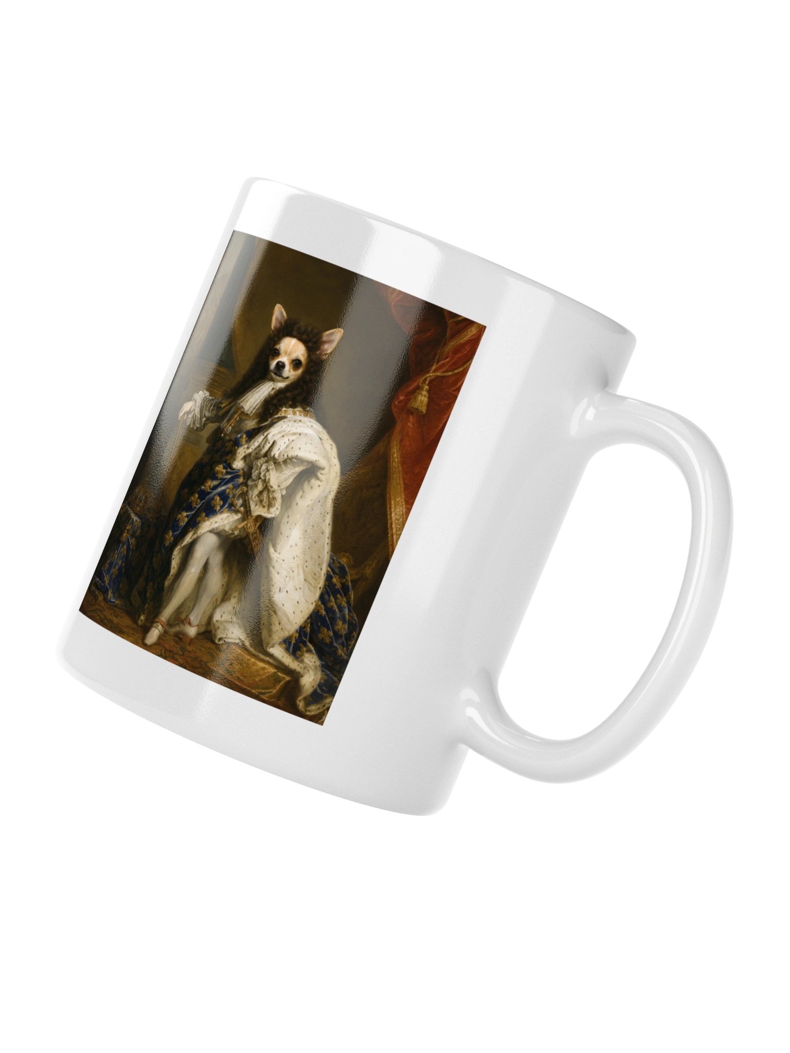 Chihuahua Portrait of Louis XIV Mug product image (4)