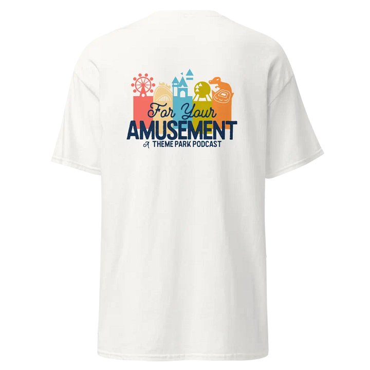 RIDES With FYA Logo On Back Tee (White) product image (1)