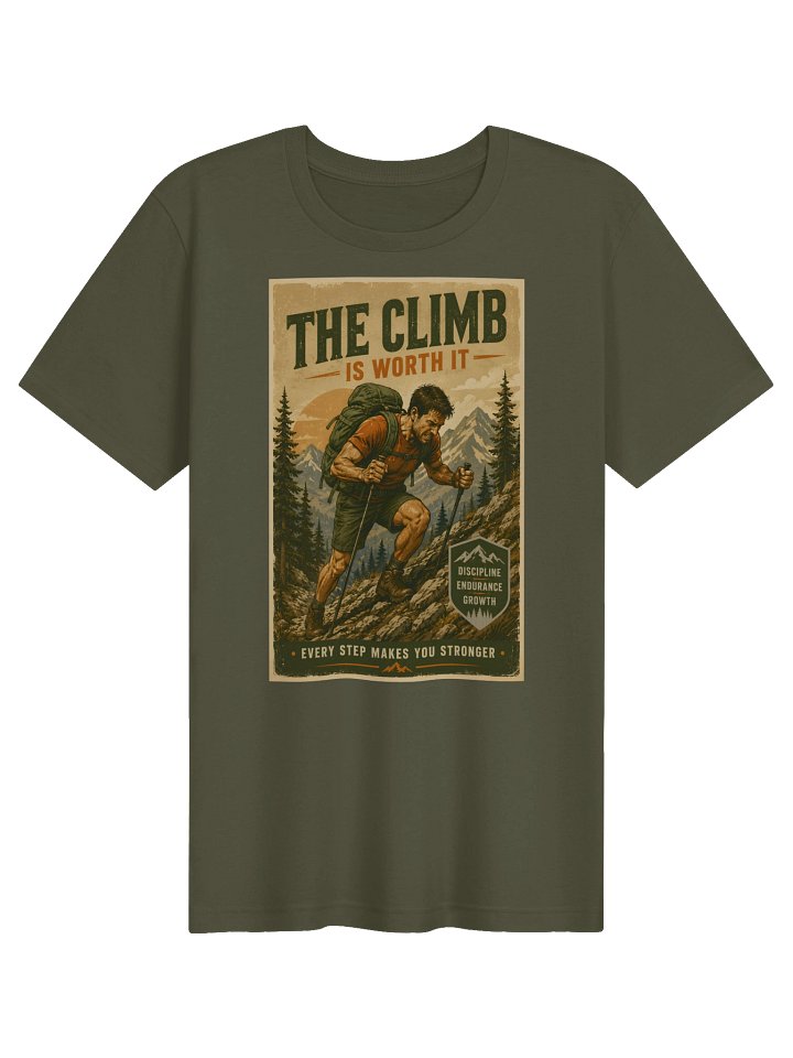 The Climb Is Worth It Hiking Tee product image (1)