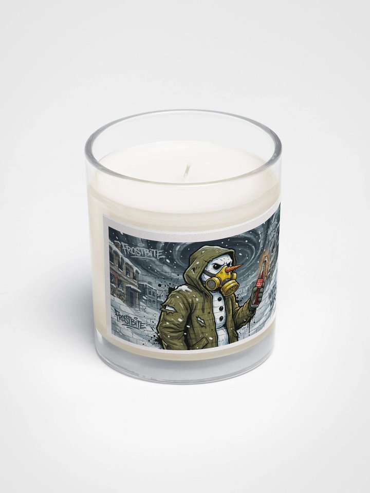 Frostbite Graffiti Snowman Candle Jar product image (2)