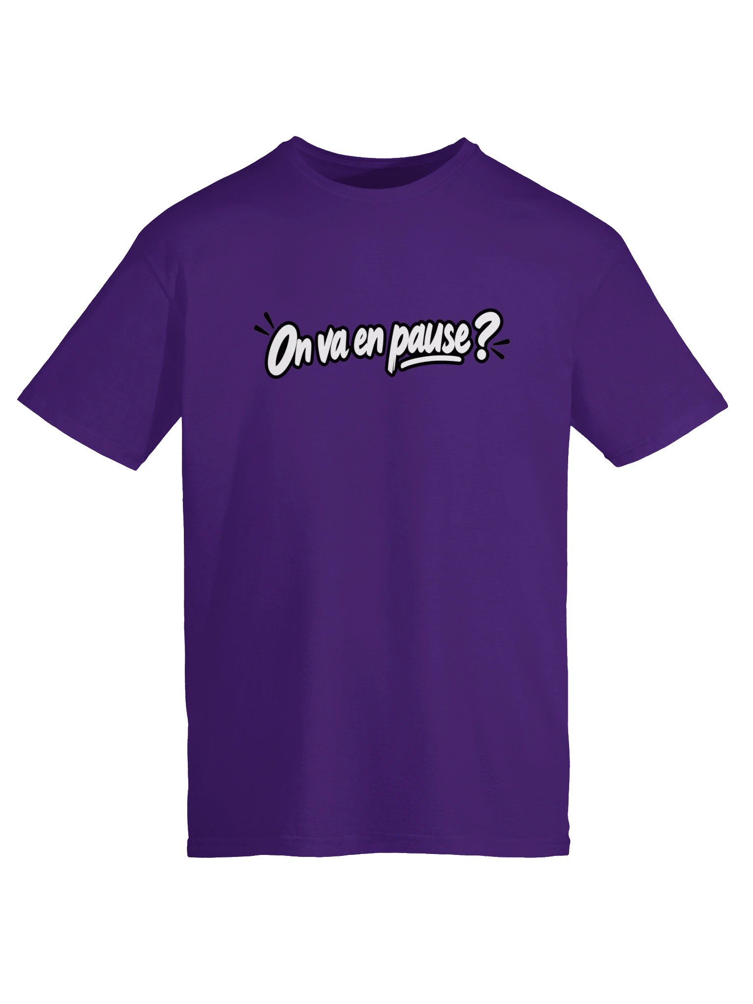 T-SHIRT "On va en pause?" product image (54)