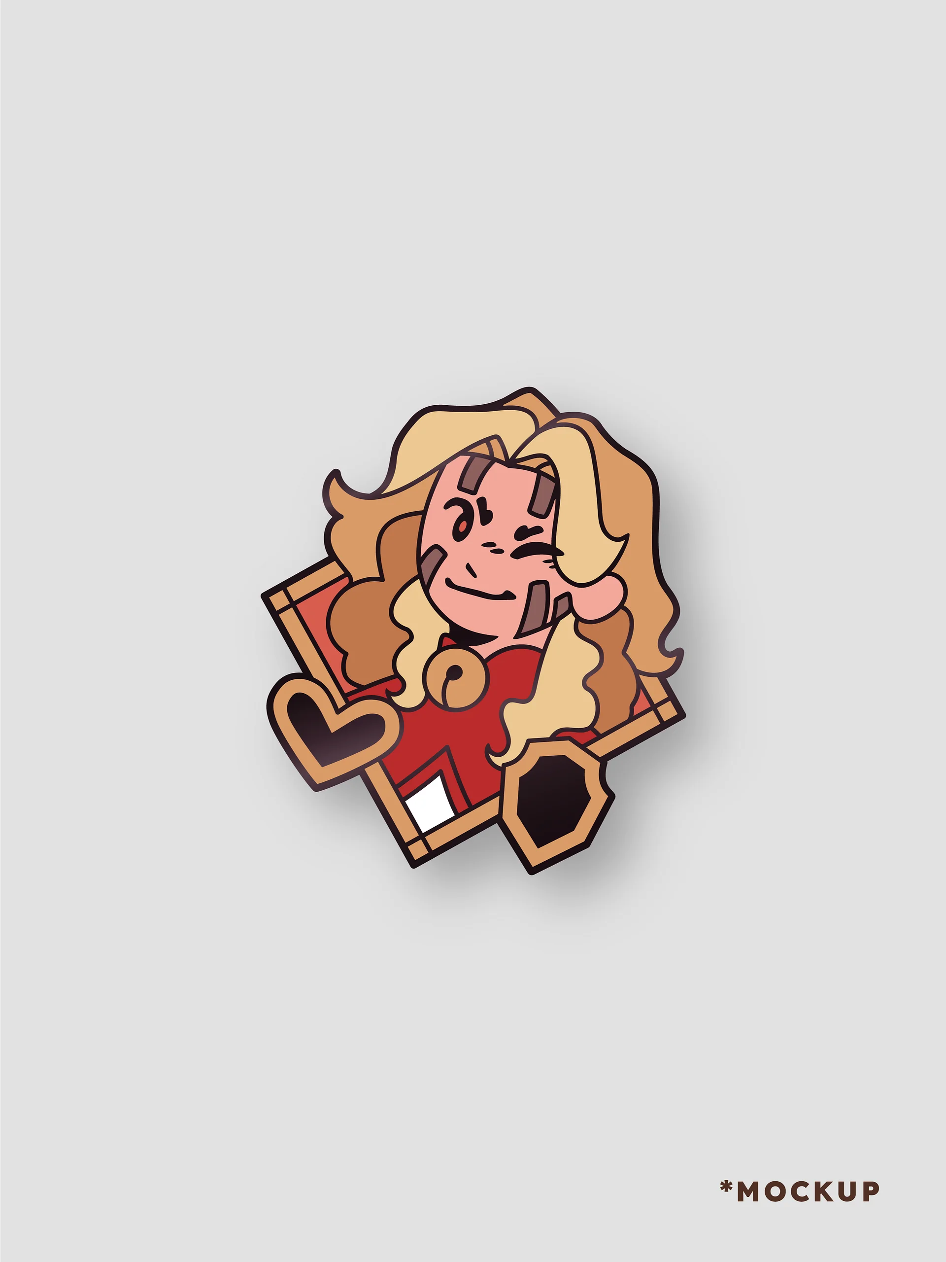 *PREORDER* Max Blunder - Hard Enamel Pin product image (2)