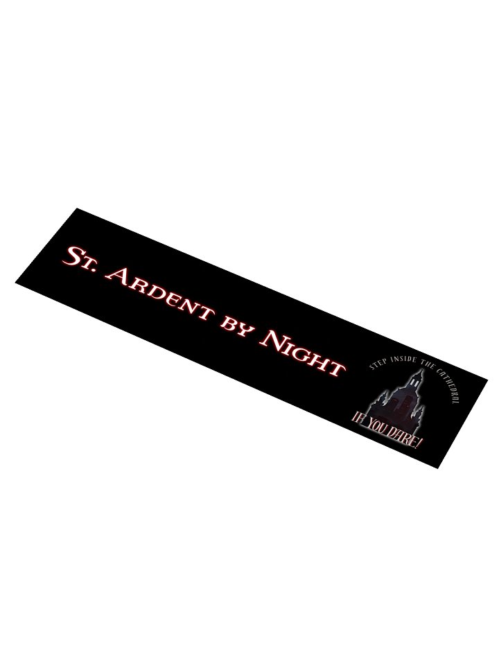 St. Ardent By Night Bumper Sticker product image (1)
