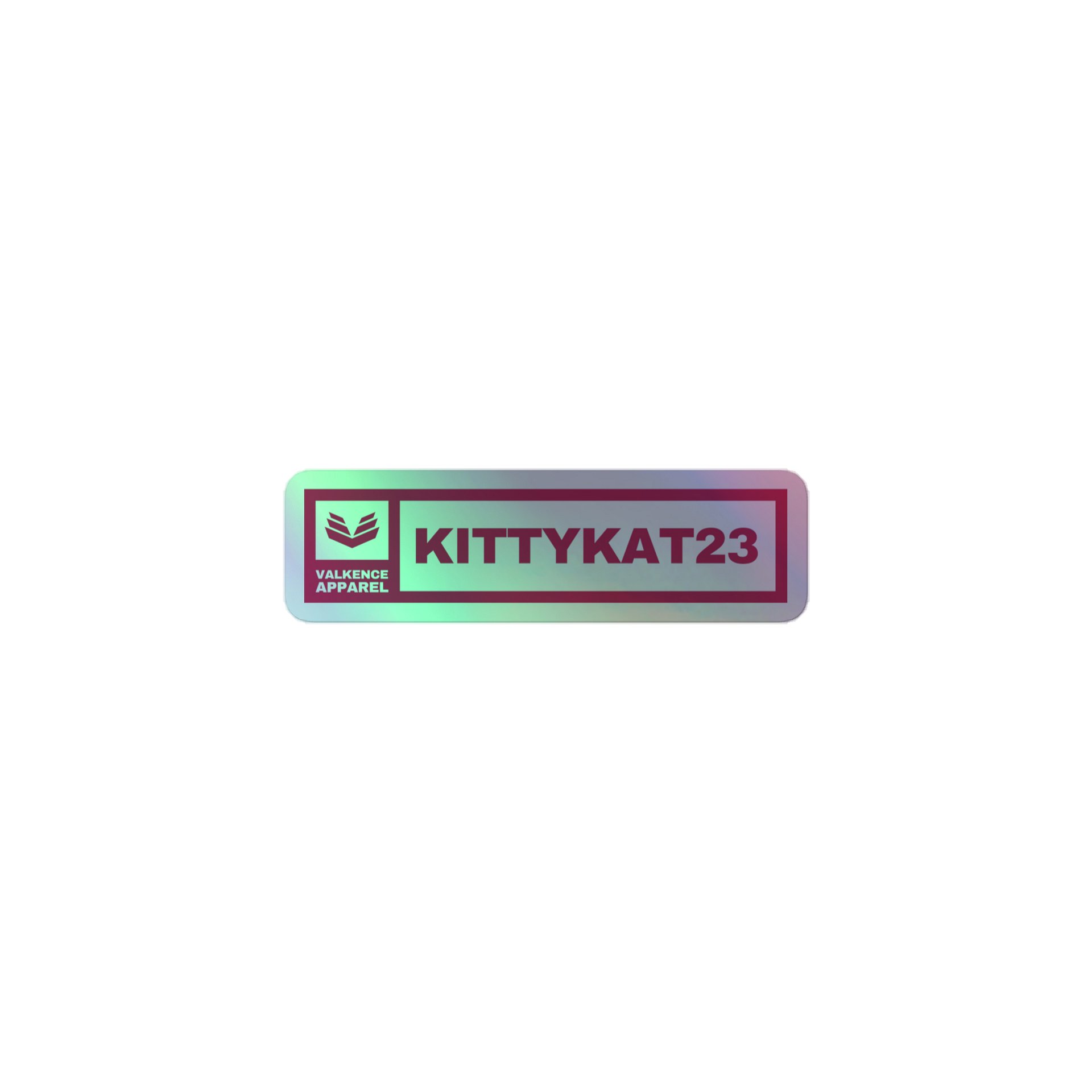 Kittykat23 Kiss-Cut Holographic Sticker - Cherry product image (1)