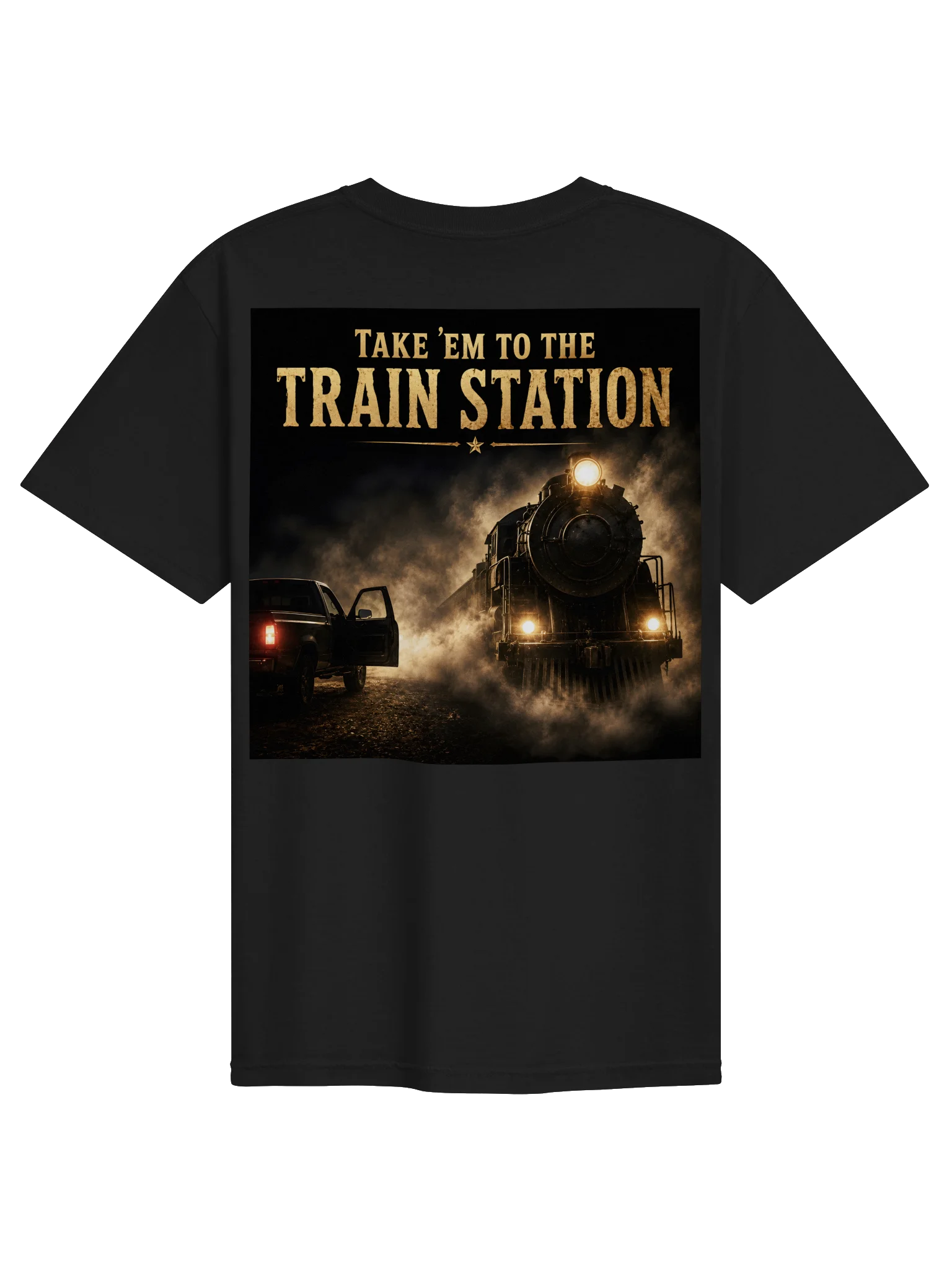Take 'Em To The Train Station Premium Graphic Tee product image (2)