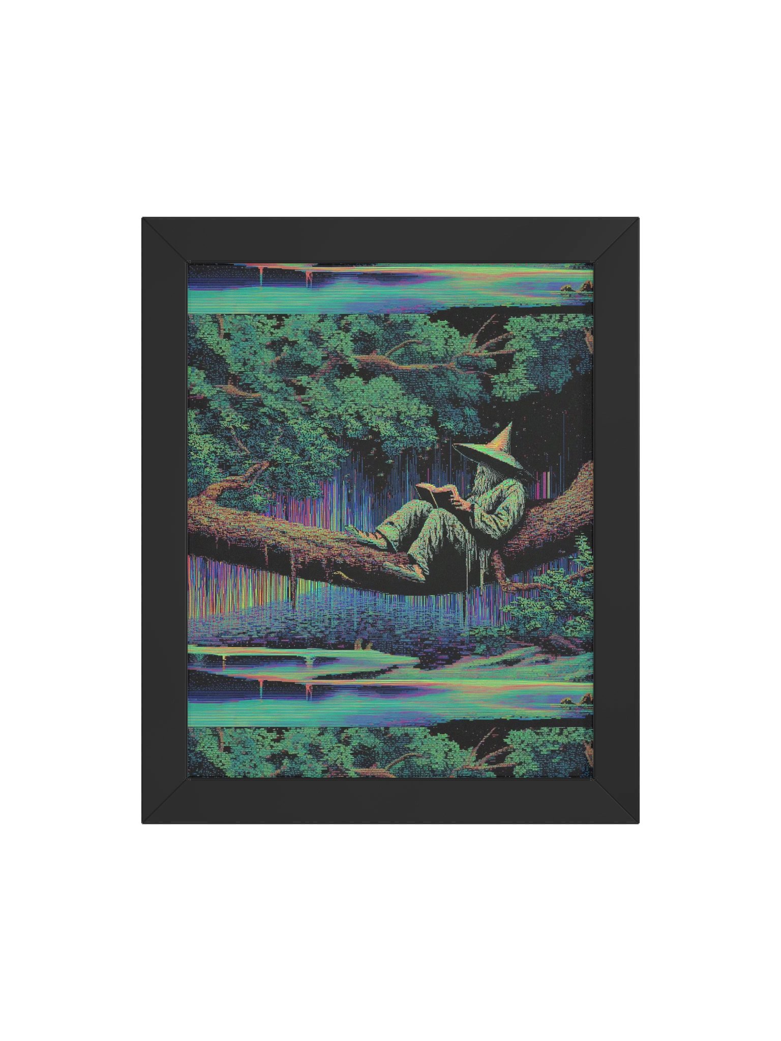 Lazy Wizard Cover - Wood Framed Poster product image (4)