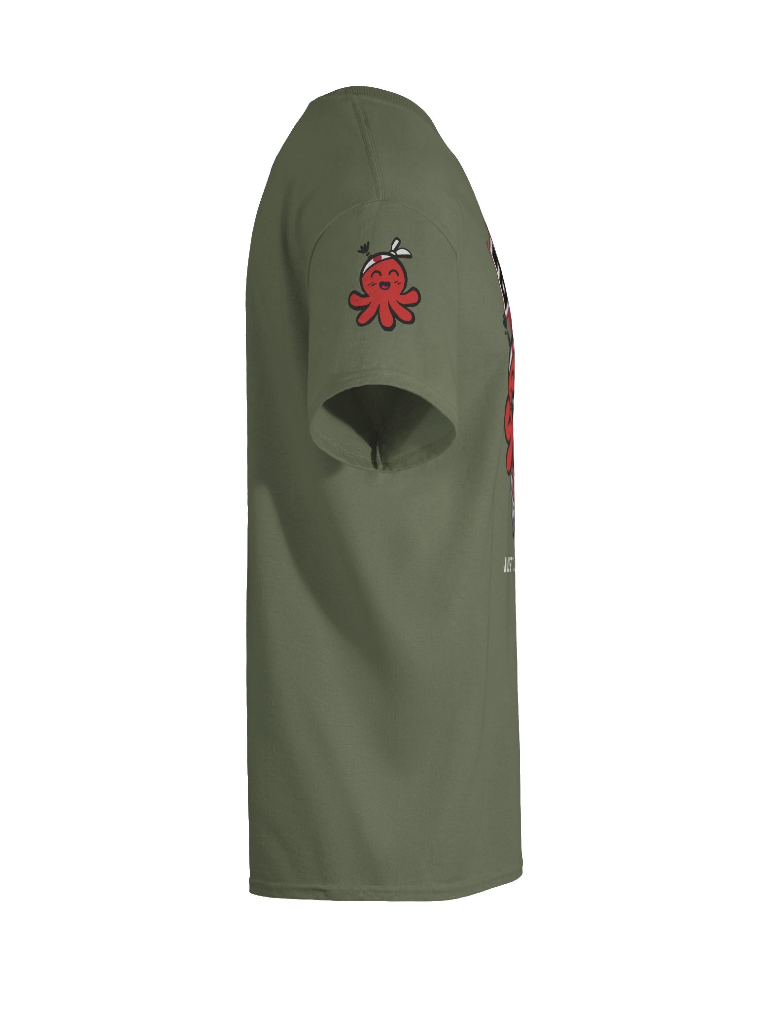 Awaji Just One More Roll Tee Military Green product image (12)