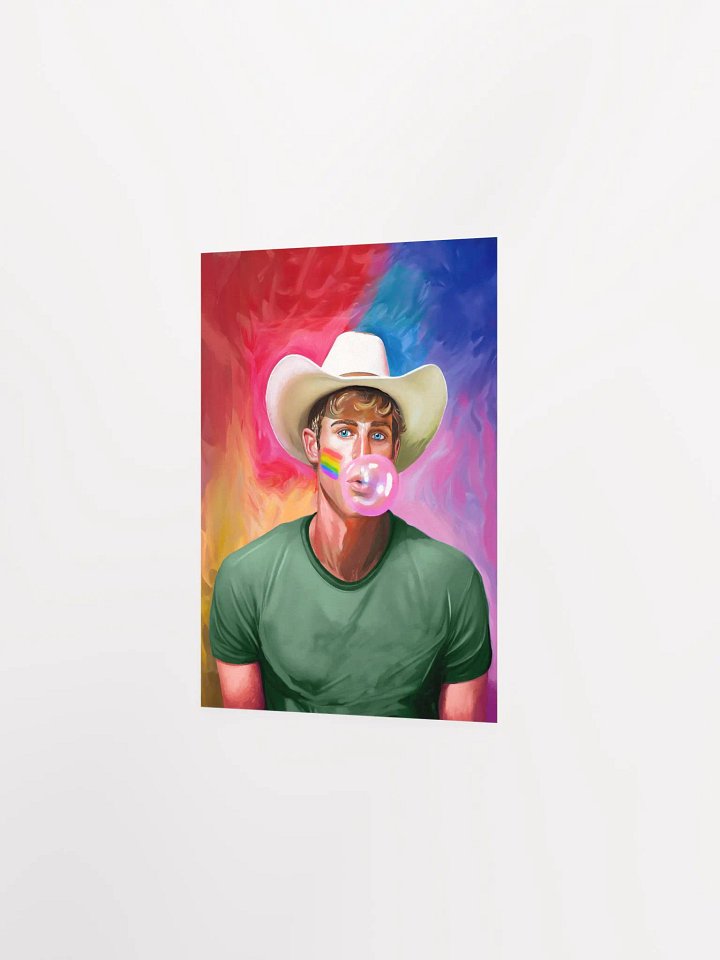Gay Cowboy Pop Art Studio Art Print product image (2)