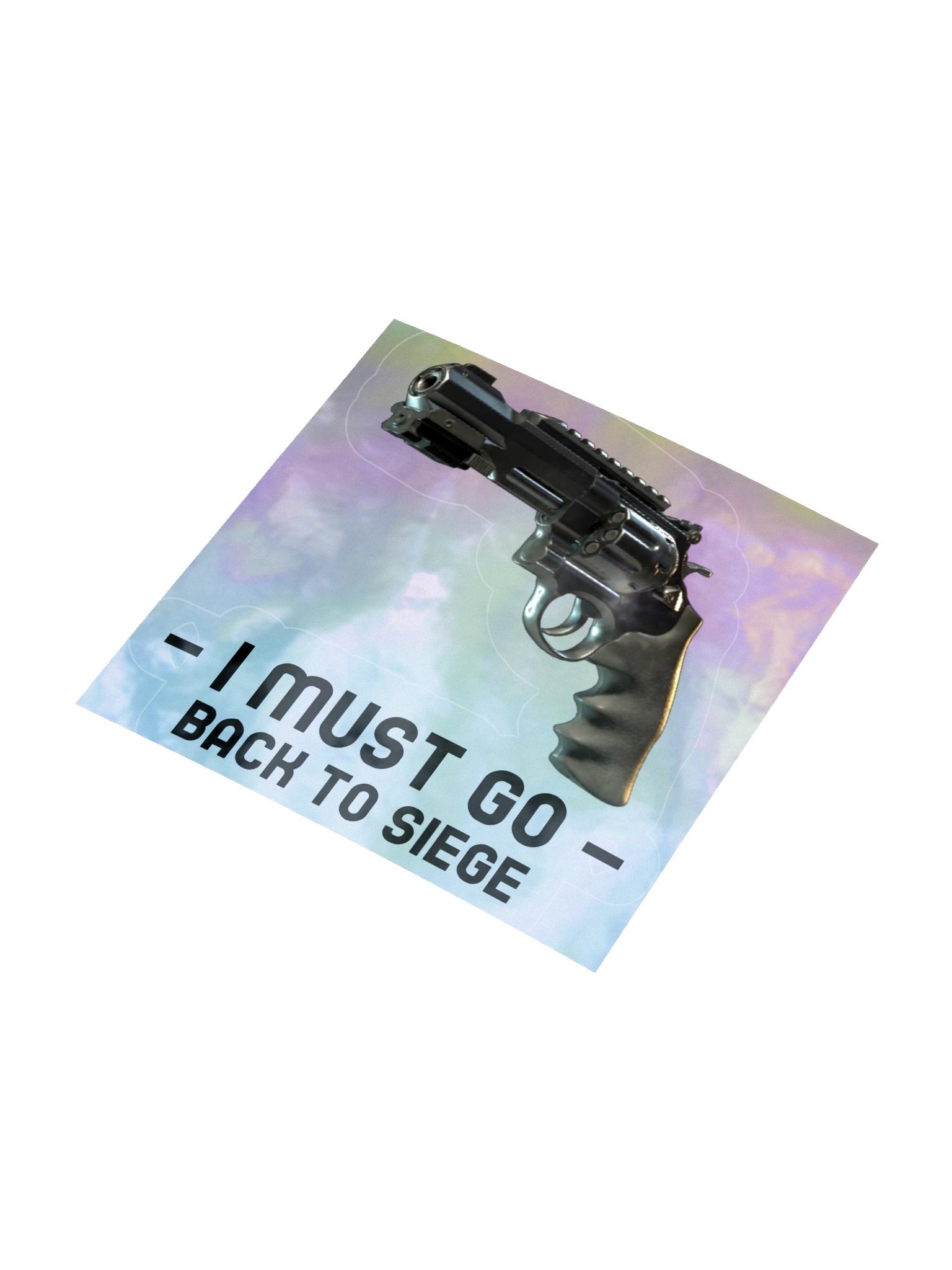 I Must Go Back To Siege Sticker product image (8)