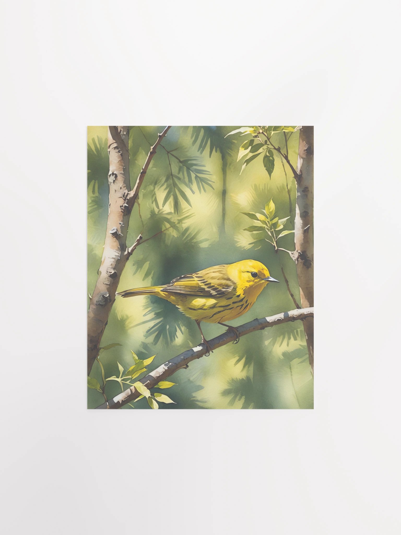 Yellow Warbler Matte Poster product image (2)