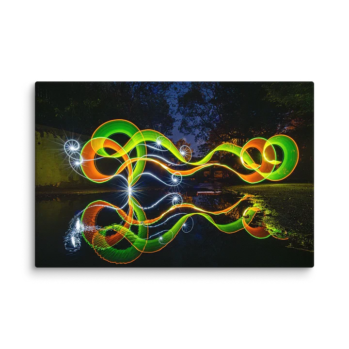 Light Painting Reflections | Canvas Print product image (1)