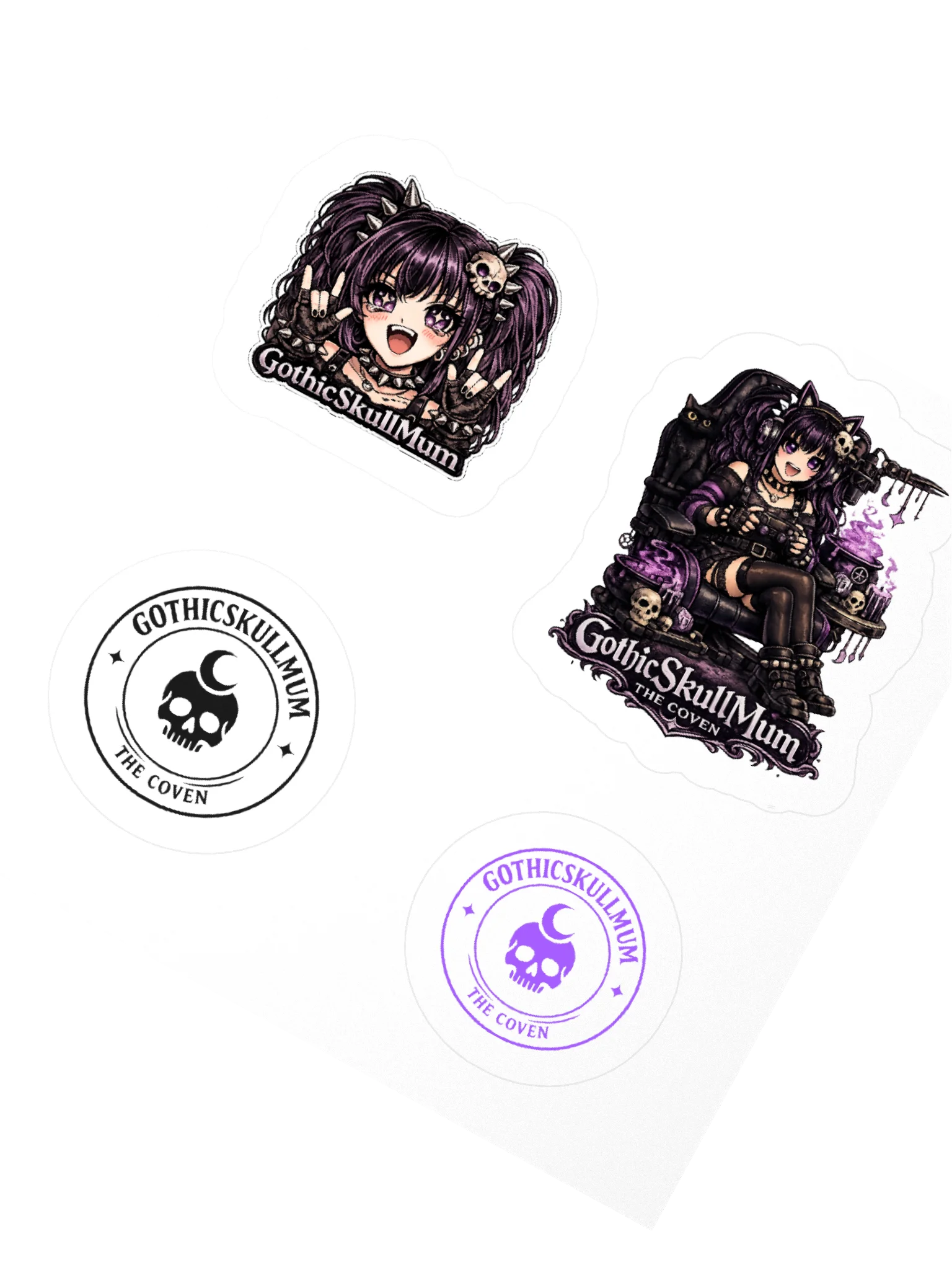 GothicSkullMum Stickers product image (5)