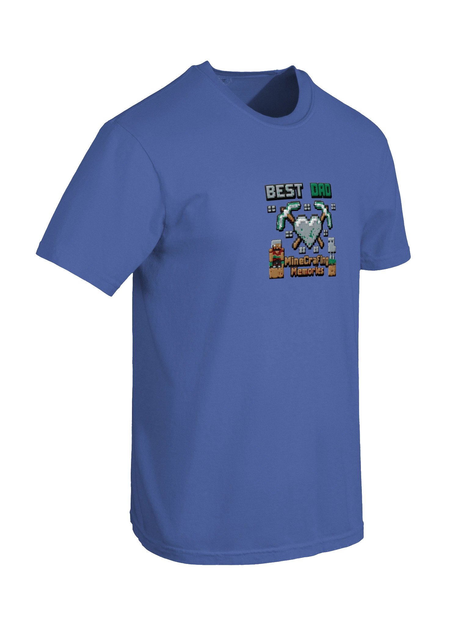Pixelated Memories Best Dad T-Shirt product image (8)