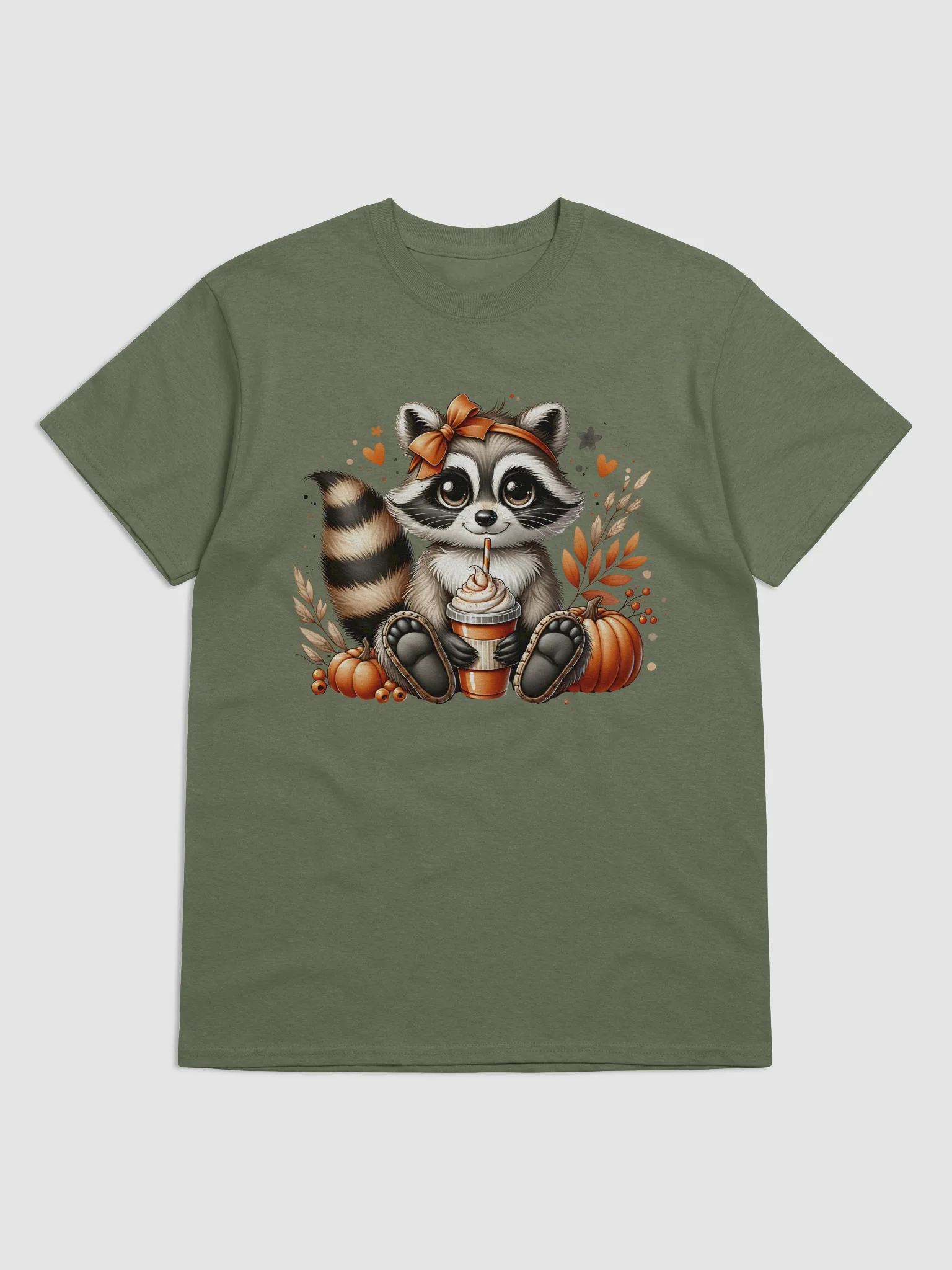 Raccoon Pumpkin Spice Tee product image (53)