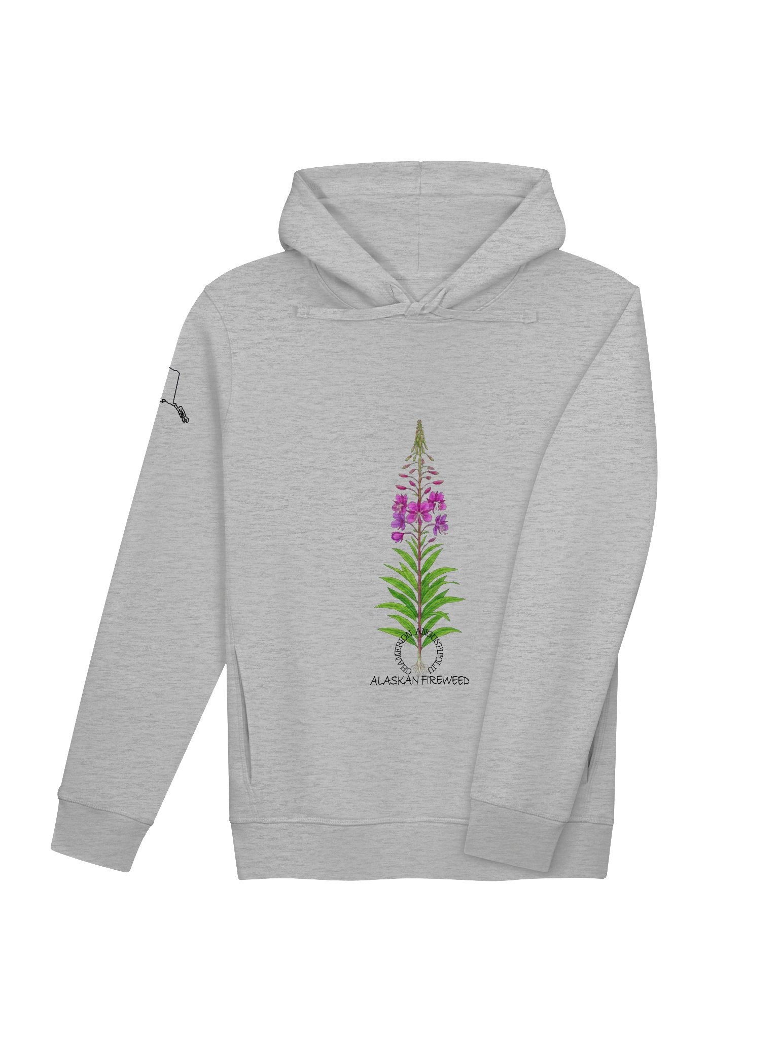 DELUXE ALASKAN FIREWEED SIDE POCKET HOODY product image (7)