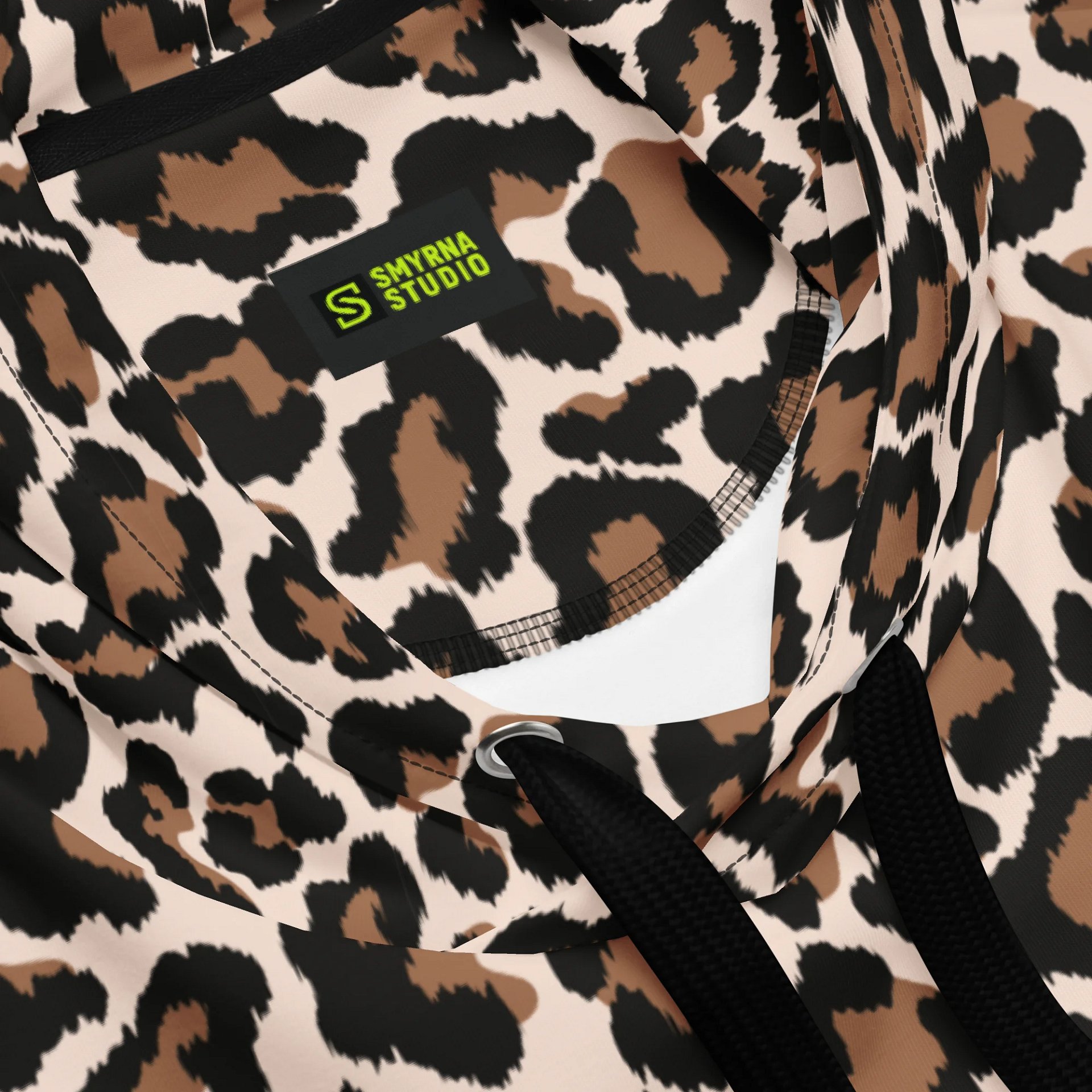 Stylish Leopard Print Hoodie for Animal Skin Enthusiasts product image (4)