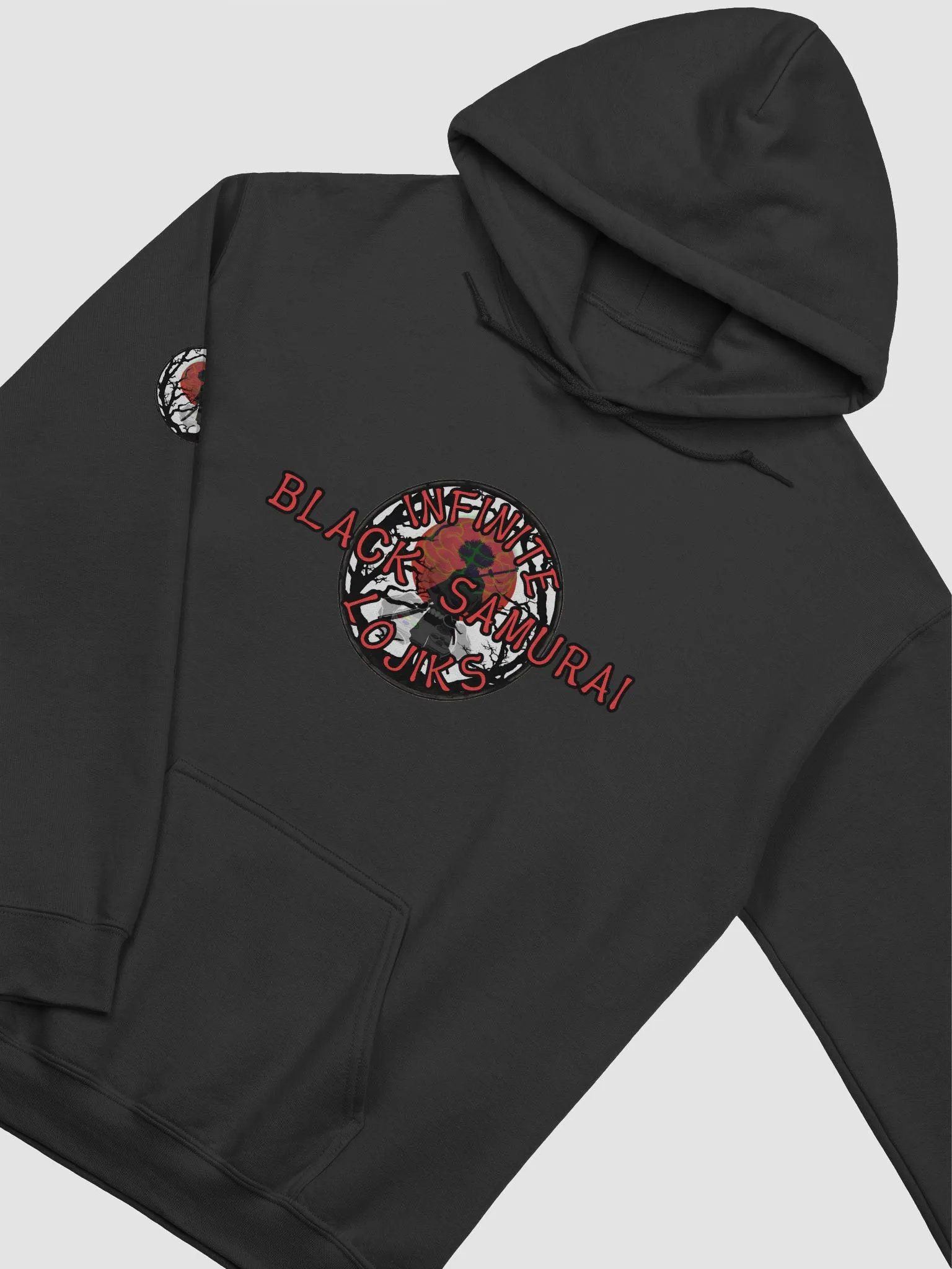 Black Samurai Logo Hoodie product image (10)