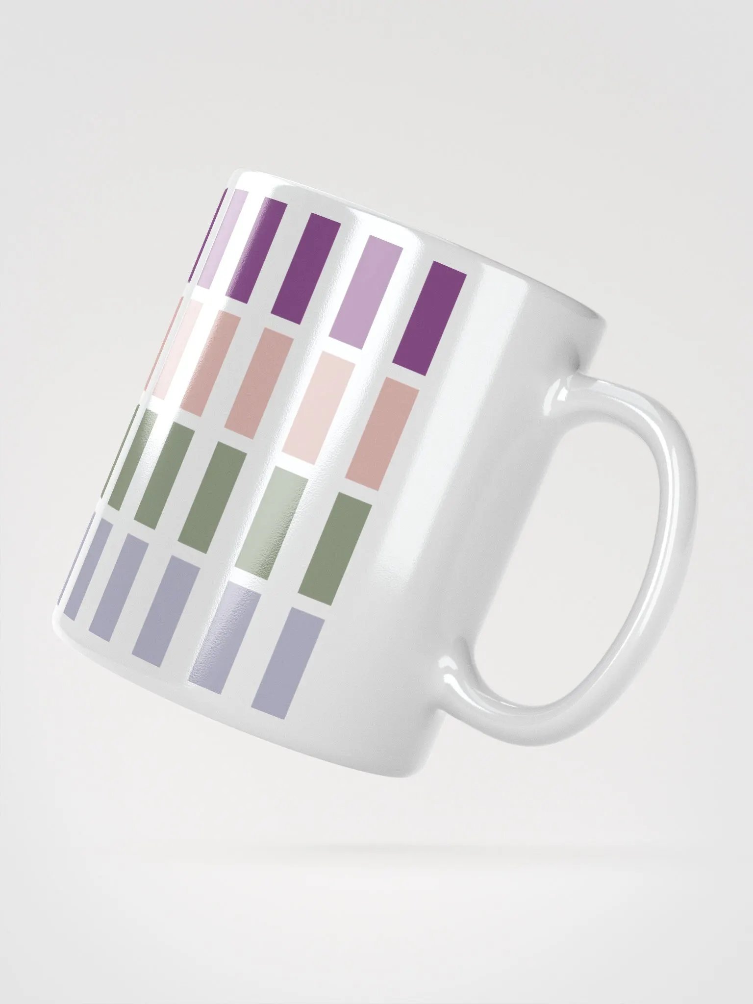 Contrasting Colores Rectangle Patterns White Mug product image (16)
