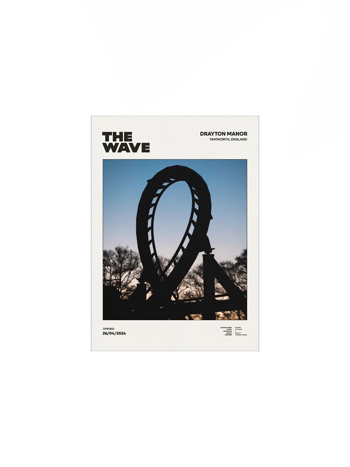The Wave Night Premium Poster product image (1)