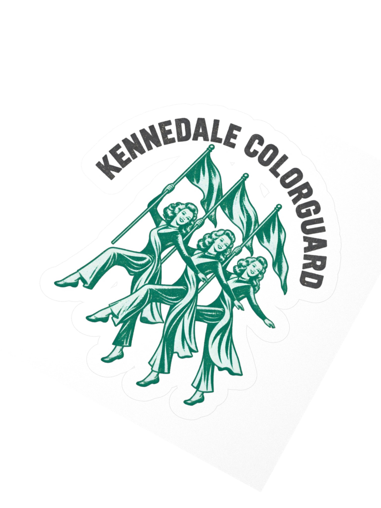 Kennedale Colorguard Retro Sticker product image (5)