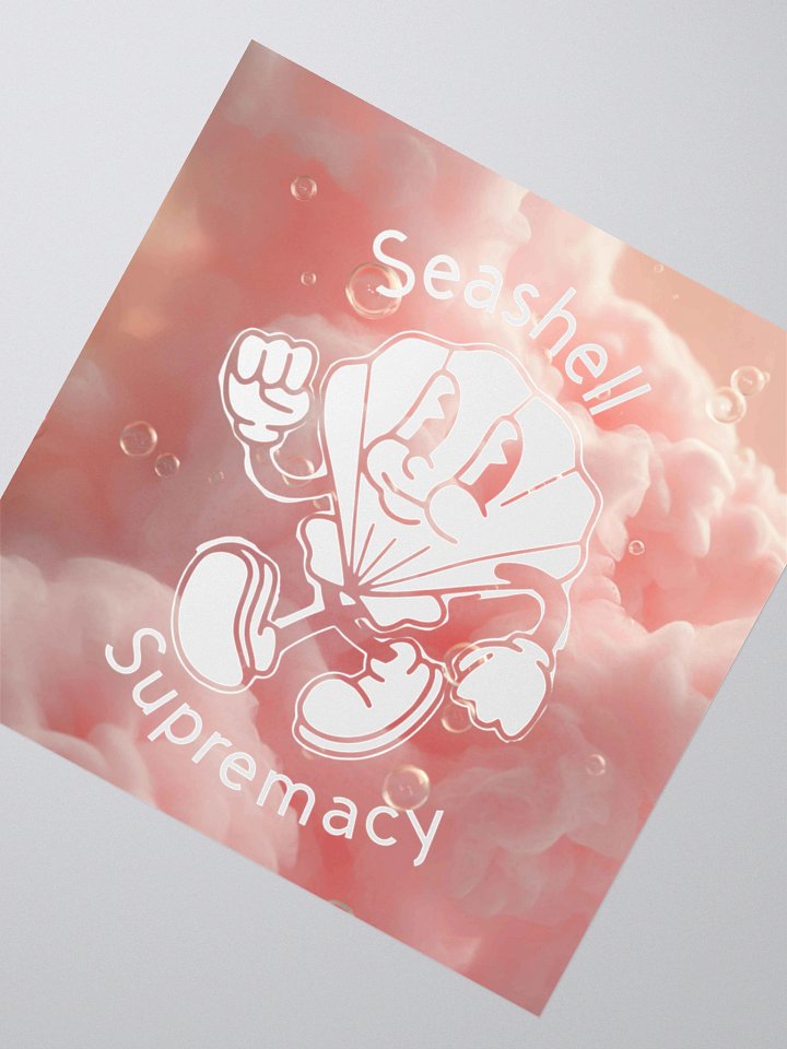 pink seashell sticker product image (4)