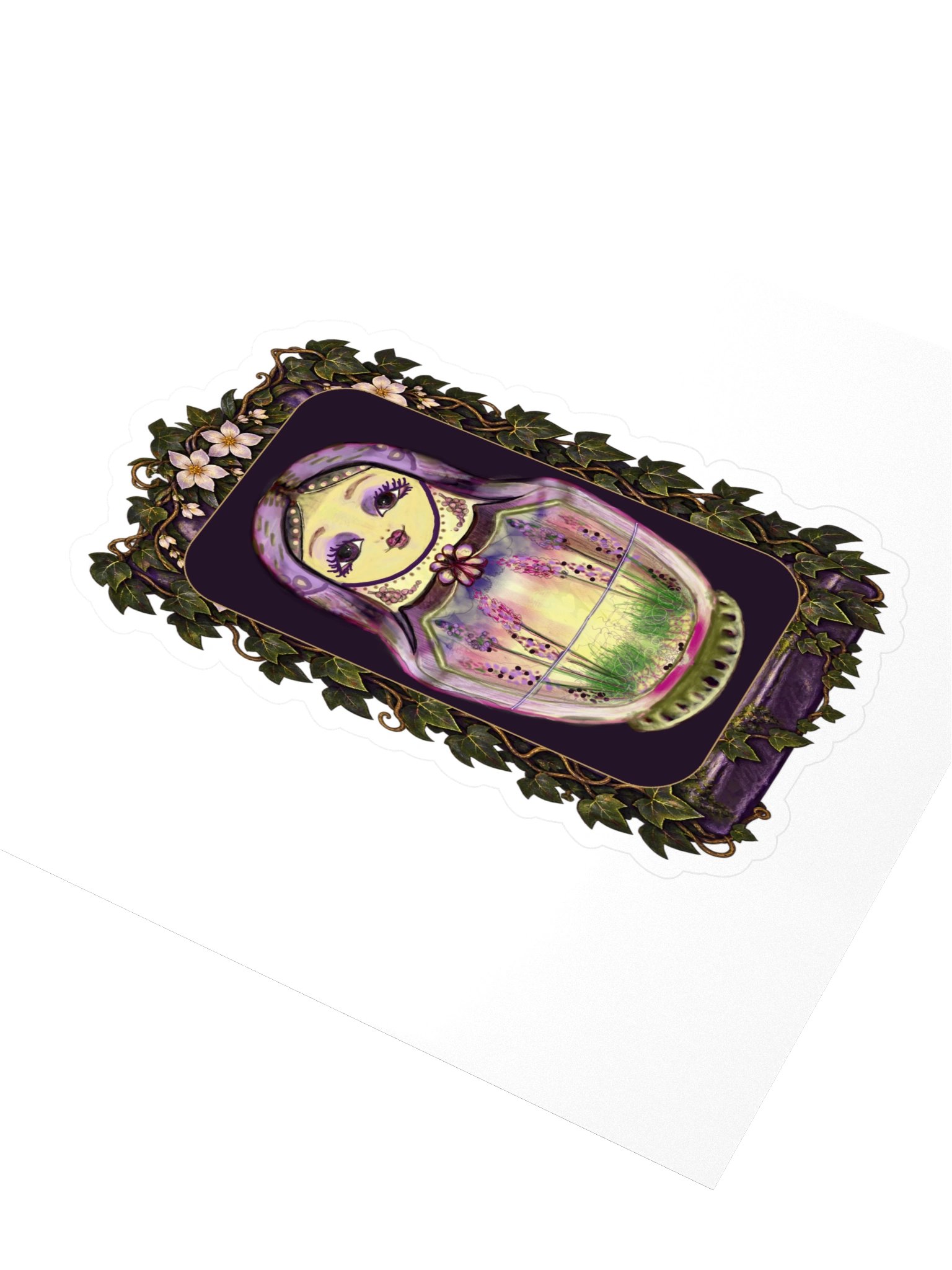 Enchanted Jar Doll Kiss Cut Sticker product image (3)