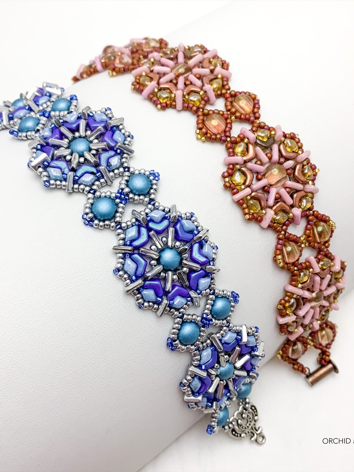Soleil Beaded Bracelet - Blue, Silver product image (2)
