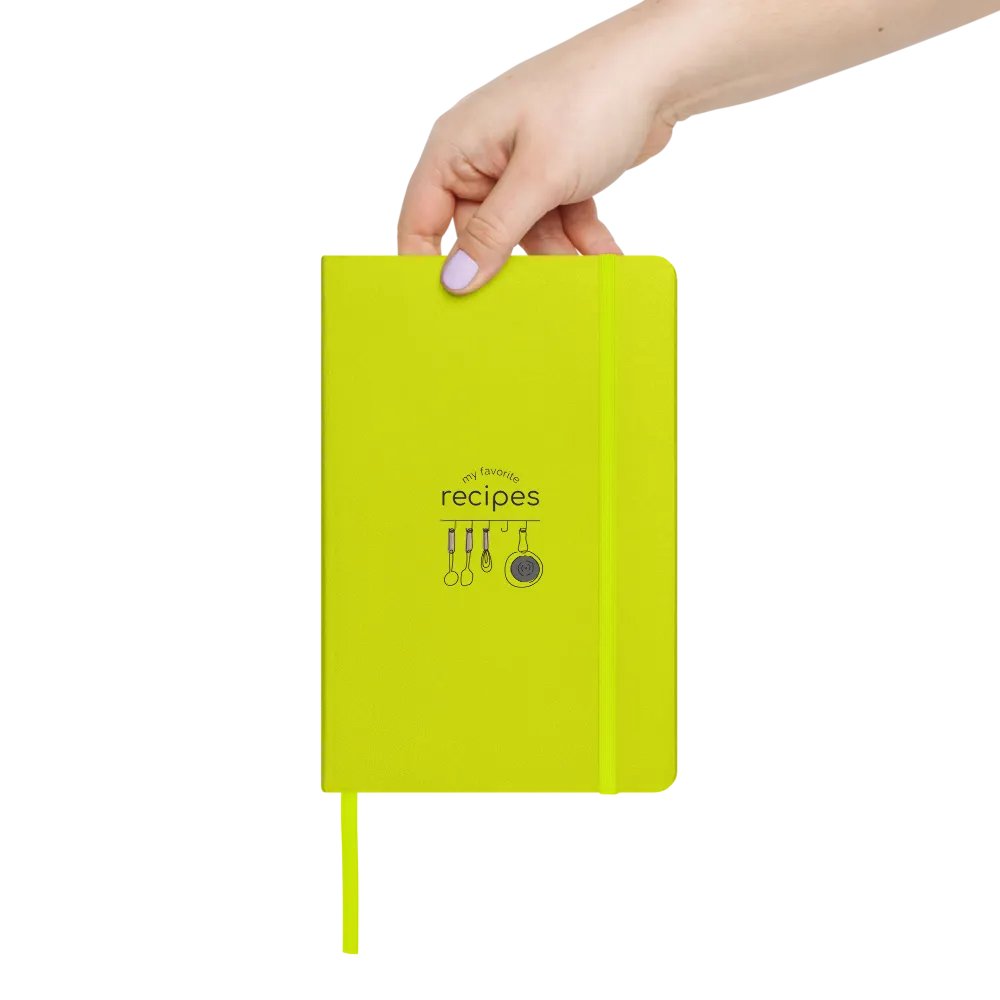 'My Favorite Recipes' Hardcover Notebook product image (15)