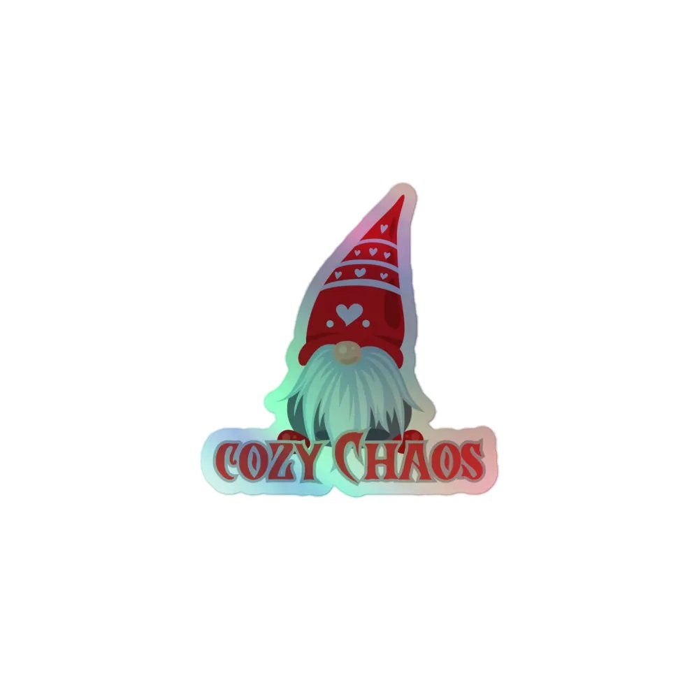 Cozy Chaos Xmas Sticker product image (1)