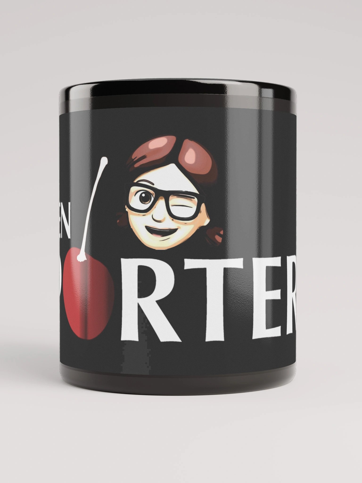 Jen Porter Black Coffee Mug product image (1)
