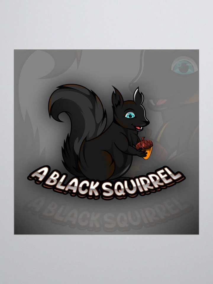 A Black Squirrel Sticker product image (1)