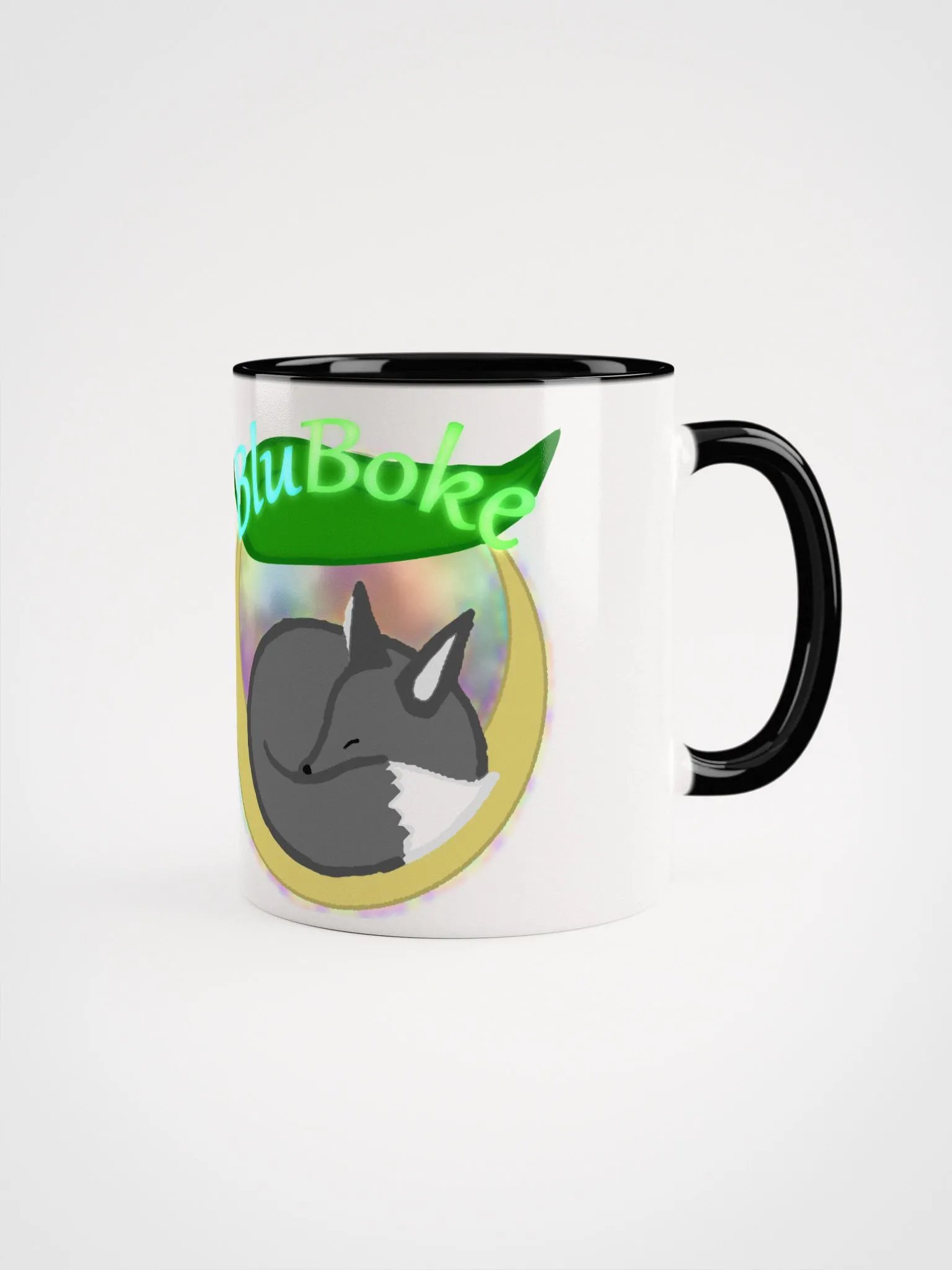 Sleepy Fox Rainbow Mug product image (8)