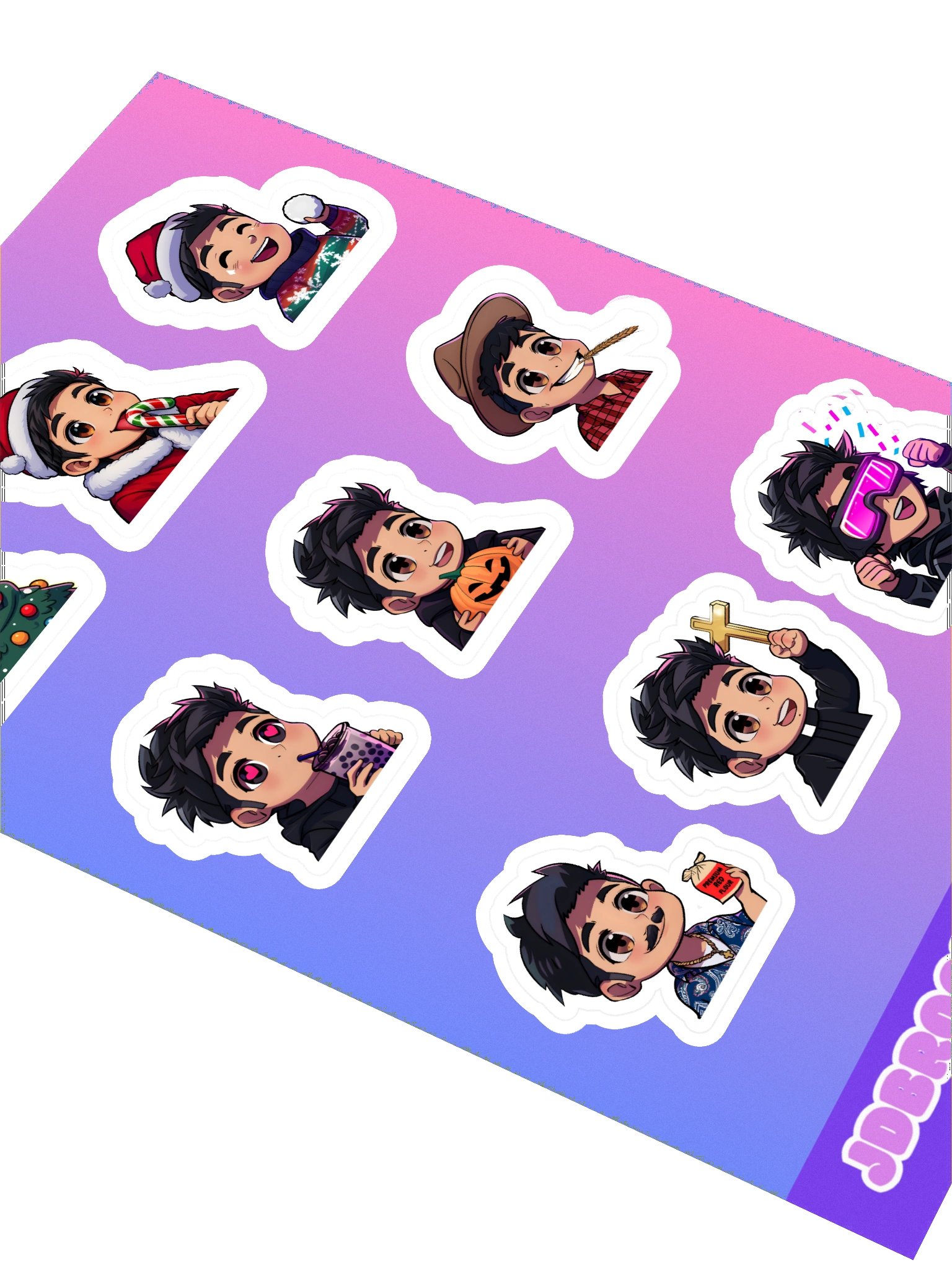 JDBrookz Emote Sticker Sheet #2 product image (3)